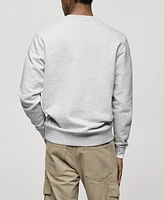 Mango Men's Regular-Fit Cotton Sweatshirt