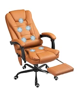 Vinsetto 7-Point Vibrating Massage Office Chair with High Back