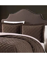 Bebejan 3 Piece Queen Size Velvet Comforter Set
