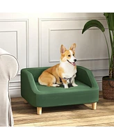 PawHut Pet Sofa Dog Bed for Small & Medium Dogs with Washable Cushion