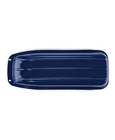 Lucky Bums Kids 48 Inch Plastic Snow Toboggan Sled with Pull Rope, Blue (2 Pack