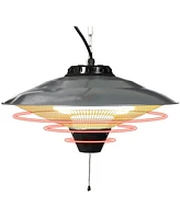 Slickblue Waterproof IP24 Electric Patio Heater - Ceiling Mounted or Hanging Infrared Heater