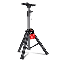 5 Core Speaker Stand Tripod Tall Adjustable 36 Inch Dj Pole Mount Studio Monitor Stands