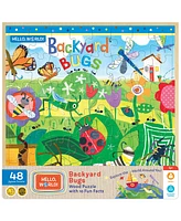 Masterpieces Hello, World! - Backyard Bugs 48 Piece Wood Jigsaw Puzzle