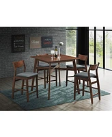 Slickblue Modern 5-Piece Counter Height Table Set – Mid Century Design with Pub Stools