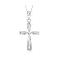 Simona Sterling Silver Cross Pendant