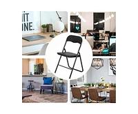 gaomon 4 Pack Folding Chairs with Padded Cushion and Back