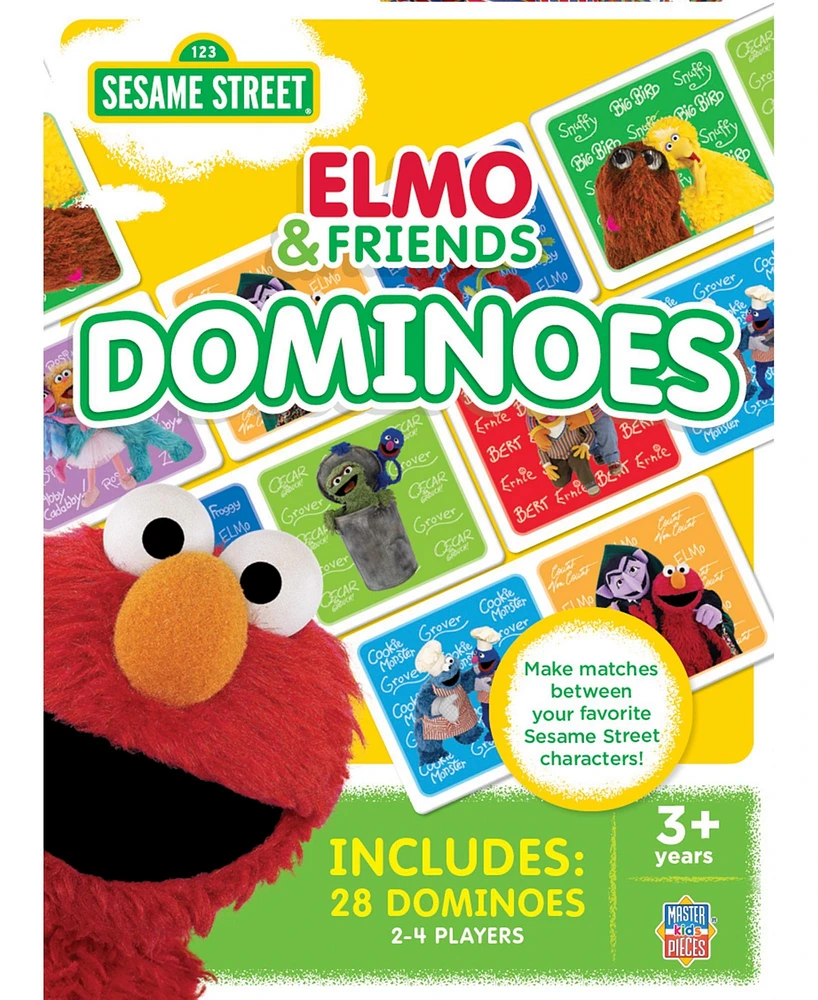 Masterpieces Sesame Street - Elo & Friends Picture Dominoes for kids