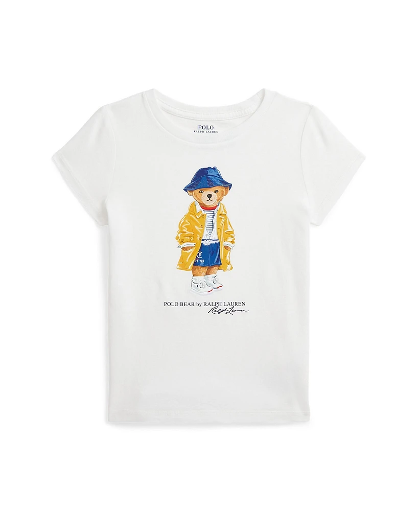 Polo Ralph Lauren Toddler and Little Girls Bear Cotton Jersey Tee