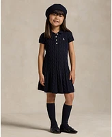 Polo Ralph Lauren Toddler and Little Girls Cable-Knit Cotton Sweater Dress