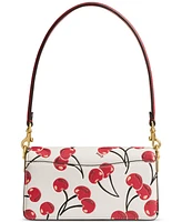 Coach Tabby 20 Cherry Print Leather Shoulder Bag