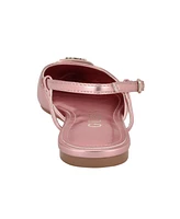Guess Women's Bemas Pointed Toe Triangle Slingback Flats