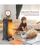 Sugift 1500W Oil Filled Space Heater with 3-Level Heat