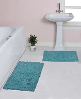 Home Weavers Bell Flower -Pc. Bath Rug Set