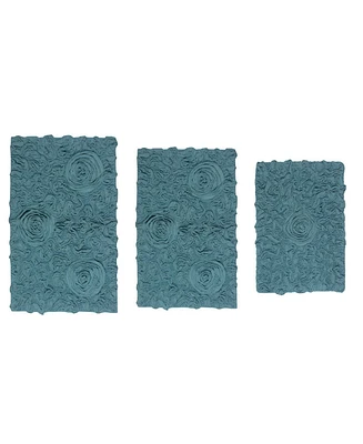 Home Weavers Bell Flower -Pc. Bath Rug Set