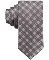 Calvin Klein Men's Double-Rail Grid Tie