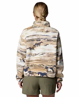 Columbia Women's Helvetia Ii Printed Cropped Half-Snap Fleece