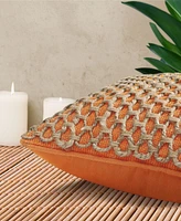 Boho Living Jada Jute Decorative Pillow, 12" x 20"