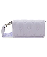 Betsey Johnson Heart Quilted Crossbody Bag