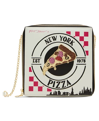 Betsey Johnson Pizza Box Crossbody Bag