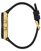 Guess Men's Multi-Function Black Silicone Watch, 45mm