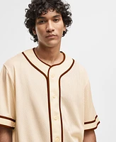 Mode of One Men's Short-Sleeve Logo Baseball Shirt, Exclusively at Macy's