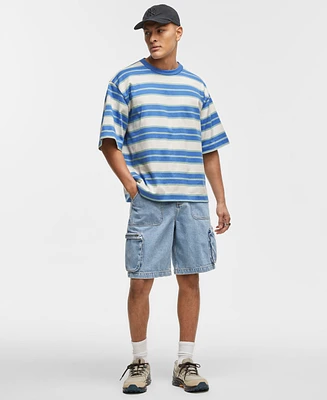 Mode of One Men's Relaxed-Fit Stripe T-Shirt, Exclusively at Macy's