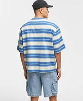 Mode of One Men's Relaxed-Fit Stripe T-Shirt, Exclusively at Macy's