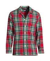 Lands' End Men's Classic Fit Flannel Pajama Shirt