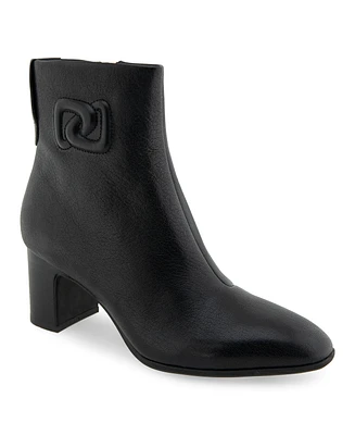 Aerosoles Women's Magnus Logo Embossed Booties