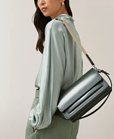 Radley London Leather Lane Flap Over Shoulder Bag