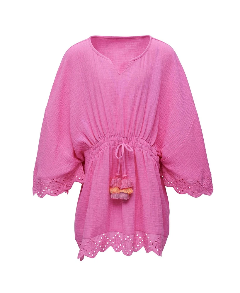 Snapper Rock Girls Bubble Gum Beach Cover Up