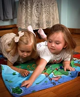 Pipp & Spalding Kids Woodlands Wonderland Collectible Character Seek-and-Find Throw Blanket