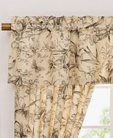 Rose Tree Bird Paradise Tailored Valance, 80"x17"