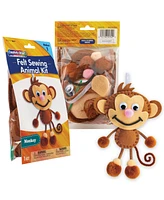 Creativity Street Animal Craft Kits, Felt, Foam, Pom Pon, 12 Animals