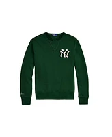 Polo Ralph Lauren Men's Green New York Yankees Pullover Sweatshirt