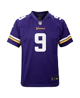 Nike Big Boys and Girls J.j. McCarthy Purple Minnesota Vikings Team Player Game Jersey