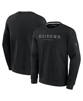 Fanatics Men's and Women's Black Las Vegas Raiders Elements Unlimited Fleece Pullover Sweatshirt