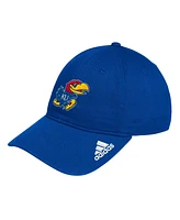 Adidas Men's Royal Kansas Jayhawks Locker Room Logo Slouch Adjustable Hat