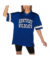 Gameday Couture Women's Royal Kentucky Wildcats Until Kickoff Rhinestone Fashion T-Shirt