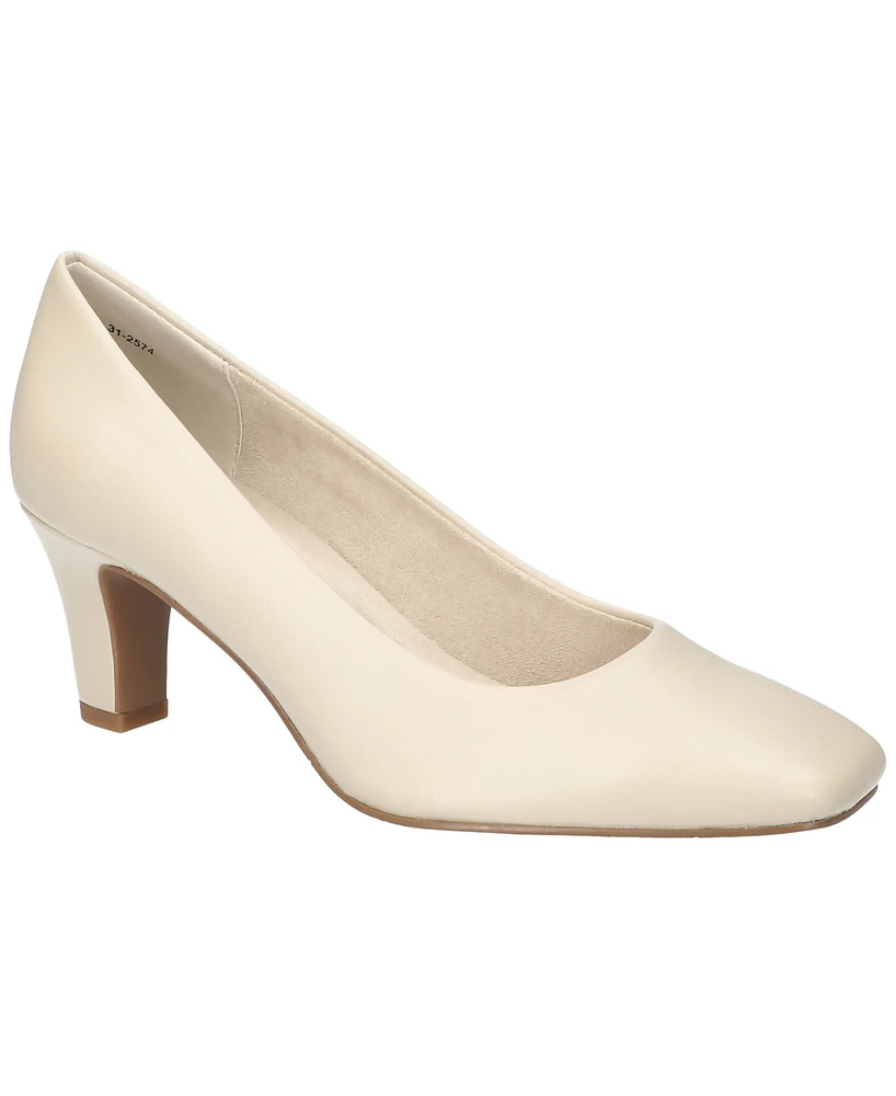 Easy Street Women's Poet Square Toe Pumps