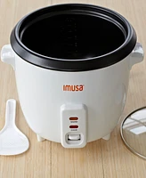 Imusa 8 Cup Uncooked, 16 Cup Cooked Nonstick Electric Rice Cooker