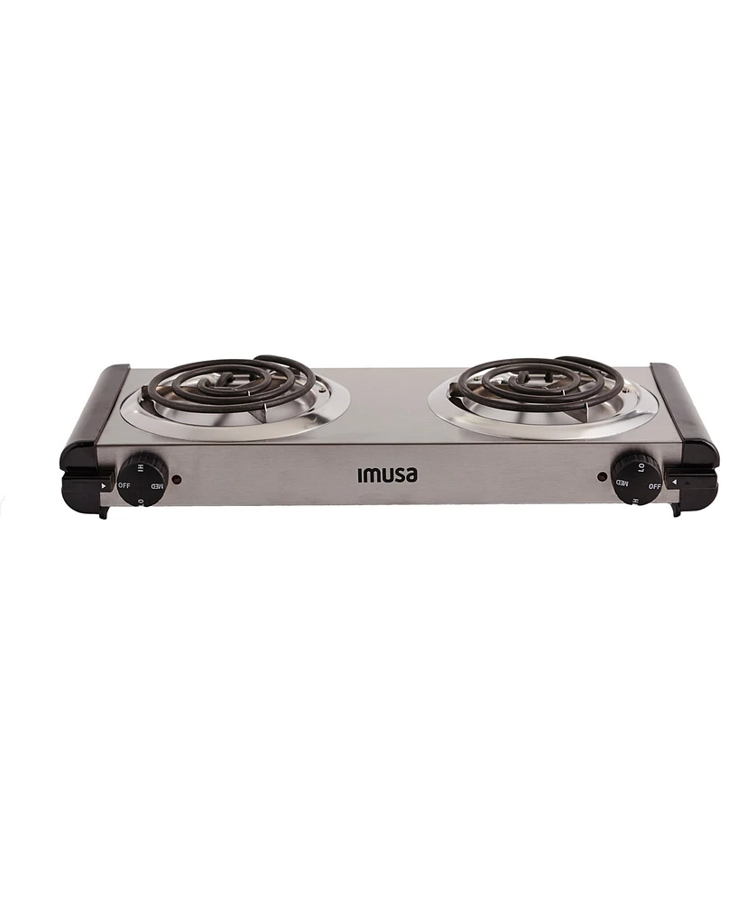 Imusa 1500 Watts Electric Double Burner