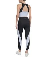 Dkny Sport Women's Colorblocked Balance Compression Tank Crop Top