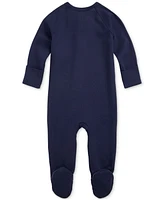 Polo Ralph Lauren Baby Cotton Interlock Footed Coverall