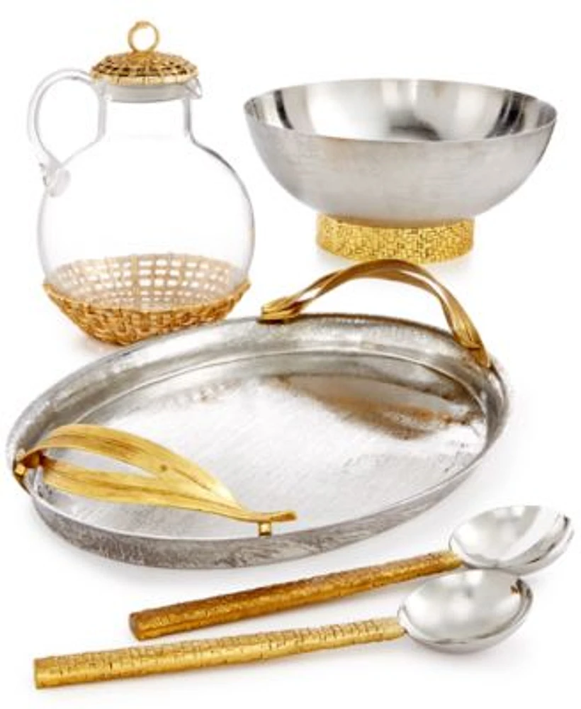 Michael Aram Palm Serveware Collection