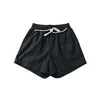 Poplinen Plus Rita Linen Shorts