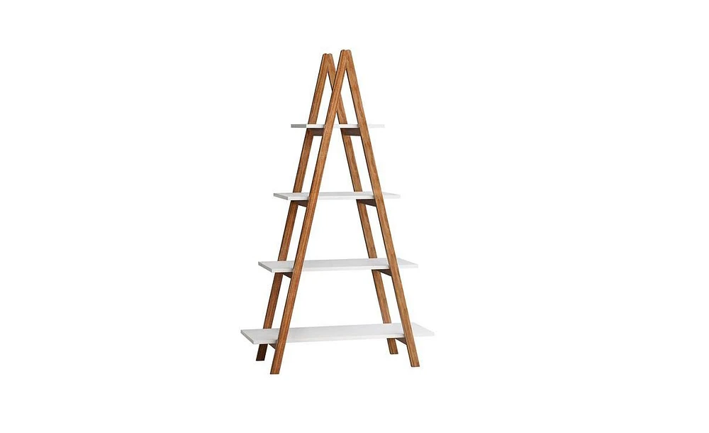 Slickblue Solid Mdf Oxford "A" Frame Ladder Display Bookshelf