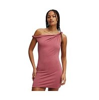 Cotton On Women's Phoebe Twist Shoulder Mini Dress