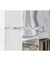 Rev-a-Shelf 14" Pullout Belt Rack Closet Storage Organizer, Chrome, Brc-14CR